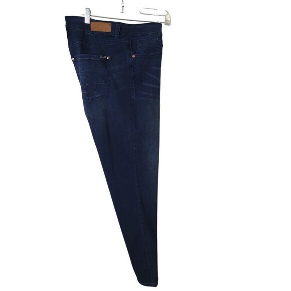 Seven7 Plus Jeans 20W High Rise Curvy Stretch Slimmer Blue Denim Jeans 20W NWT - Picture 4 of 8